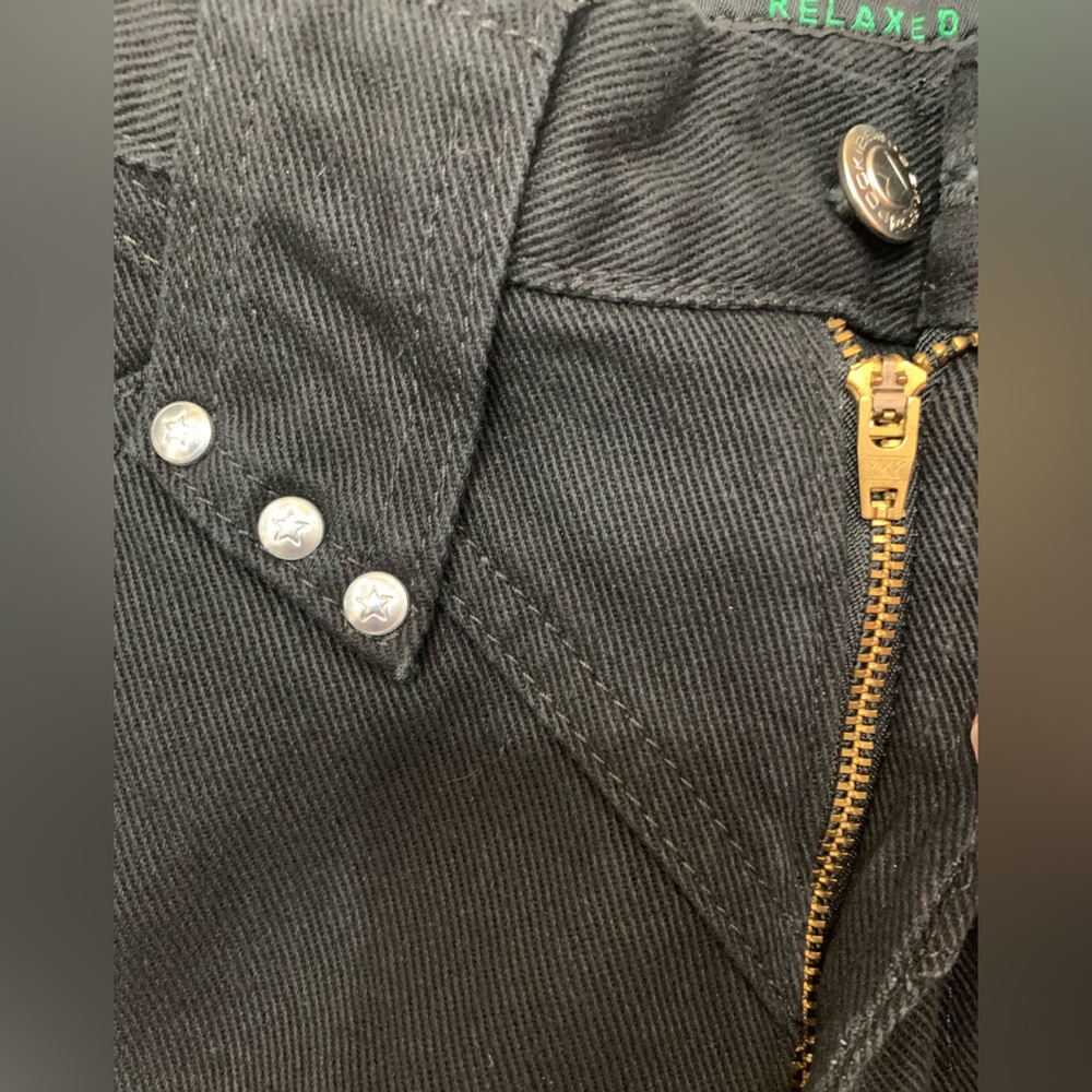 Like New Vintage Rockies Rocky Mountain 26/3 Western Jeans Black y2k 90s long - Picture 6 of 11